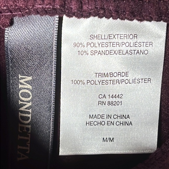 Monde wine tasting cozy warm joggers size medium - Picture 8 of 12